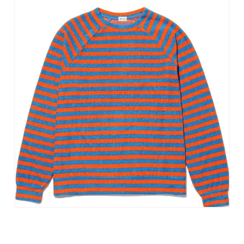 Kule Terry Franny Sweatshirt Royal/Poppy